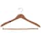 Household Essentials Cedar Coat Hanger with Locking Bar (Set of 4)